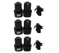 Visseuse électrique, batterie rechargeable 12V, haute performance, 3,0 Ah, chargeur 6