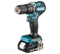 Visseuse-perceuse à percussion 18V 13mm 1x DC18RC + 2x BL1820 + Makpac - Makita DHP487RAJ