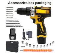 Visseuse-perceuse sans fil - Modèle 167H-EU - Coffret A - 12 V - 28 Nm - 1 350 tr/min - Fonctionnement sur batterie - Prise européenne
