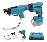 Visseuse Placo Sans Fil avec Alimentation Automatique, Visseuse Brushless | Compatible avec Makita 21V Batterie Lithium Coulissante, pour Vis 15-55 mm Bois Plaques de Plâtre Métal