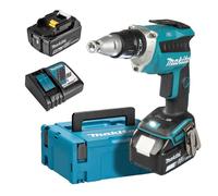 Visseuse plaque de plâtre - MAKITA - DFS452RTJ - 18V (2x5.0Ah) - Brushless BL - Coffret MAKPAC