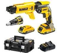 Visseuse plaquiste 18V + 2 batteries 2Ah + chargeur + coffret TSTAK - DEWALT - DCF620D2K-QW G