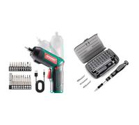 Visseuse Sans Fil 6Nm, HYCHIKA Visseuse Devisseuse sans Fil 2000mAh 3.6V & Vinabo Jeu Tournevis de Précision 32 en 1- Mini Set Tournevis Magnétique Bricolage Electronique de Réparation Kit