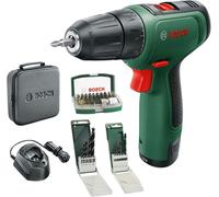Visseuse sans fil EasyDrill 1200 Bosch (batterie 2.0 Ah, système 12 volts, jeux de forets et de tournevis, dans un Softbag)