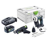 Visseuse sans fil Festool DWC 18-4500 Basic 18 V 14 Nm Brushless + 1 batterie 5,0 Ah + chargeur rapide + Systainer