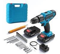 Visseuse sans fil - Perceuse-visseuse 2-en-1 - Couple de 32 Nm - 32 niveaux de couple - 2 vitesses - Batterie incluse - Pack standard