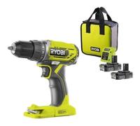 Ryobi Perceuse-visseuse sans fil R18DD2-220S 18V ONE+™ avec 2 batteries 2Ah