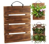 Vistnale Jardinière Murale, Support de fougère, Support de Plante Mural rectangulaire 13x9, Kit jardinière pour fougères, orchidées, Plantes aériennes
