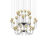 Vistosi Puppet SP 36 P Pendelleuchte, noir mat, ambre