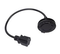 Vistreck 20A Connecteur de Prise Secteur Robuste avec Adaptateur | Cordon durable pour camping-cars, remorques et bateaux, garantissant des connexions électriques fiables dans diverses