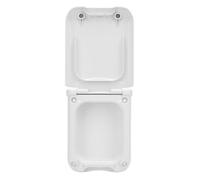 Vistreck Boîte de Prise de Courant pour Camping-car, avec Couvercle Résistant à l'eau, pour Camping-car, Remorque, Véhicule à Caméra, Solution Prise électrique Externe