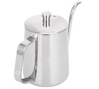 Vistreck Bouilloire à café 600 Ml - Bouilloire à Col de Cygne en Acier Inoxydable 304 avec Couvercle pour un Brassage Précis