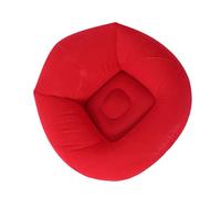 Vistreck Chaise Longue Gonflable - Canapé Gonflable Portable pour Salon, Bureau, Voyage, Utilisation en Extérieur (Rouge)