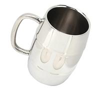 Vistreck Chope à Bière à Double Paroi de 550 Ml en Acier Inoxydable Isolée pour Boissons Chaudes et Froides |Conception de Baril Whisky