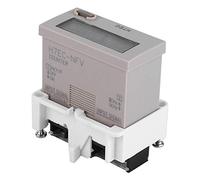 Vistreck Compteur électrique Numérique LCD à 8 Chiffres H7EC NFV AC 110-220V, Totalisateur Précis, Batterie Longue Durée, Installation Facile