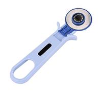 Vistreck Couteau Rotatif de Découpe pour Loisirs Créatifs avec Design | Prise en main confortable, idéale pour couper le cuir et le plastique, coupeur rotatif en ABS et en acier pour l\'artisanat