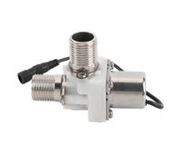 Vistreck Électrovanne à Impulsion G1/2, Vanne à Solénoïde DC 6V en | Entrée en acier inoxydable, utilisation pour l\'irrigation du jardin, systèmes automobiles, électrovanne à corps en plastique