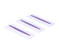 Vistreck Ensemble de Spatules à Glaçage pour Gâteaux, Grattoir à Glaçage et Outils de Lissage des Bords pour la Décoration Gâteaux, 3 Pièces