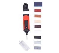Vistreck Ensemble de Stylo Chauffant électrique et Bloc de Cire pour Réparation Carrelage, pour Porcelaine et Pierre, Outil Réparation Efficace les Fissures les Espaces du Carrelage