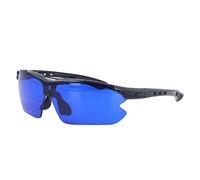 Vistreck Lunettes de Recherche de Balle - Lunettes Soleil Sport Polarisées avec Lentille Bleue pour une Détection Facile la Balle sur les Greens