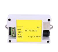 Vistreck Module de Relais Réseau IP Télécommande 2 Canaux pour Maison Intelligente-DC5V HHT NET2D pour Mobile et Ordinateur