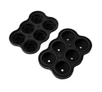 Vistreck Moule à Glaçons en Forme de Rose avec 6 Magnifiques Glaçons en | [Matériau en silicone sûr, fêtes d\'été, passe au lave-vaisselle et au -ondes] pour le bac à glaçons Rose, parfait pour les