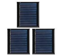 Vistreck Panneau Solaire Polycristallin 0,3 W 5 V pour Projets de Bricolage | Taux de Conversion élevé, Durable pour une Utilisation en Extérieur.Idéal pour les Jouets, les Lumières et les Petites