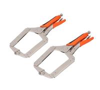 Vistreck Pince à Câble de Verrouillage Robustesse Haute Résistance avec | Construction en acier 45, patins rotatifs protégeant les surfaces, idéal pour les tâches de soudage, de menuiserie et de