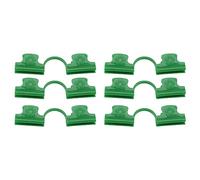 Vistreck Pince de Serre 50 Pièces-pince de Film Végétal PE avec 2 Têtes pour l'horticulture et le Jardin (16mm)