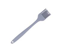 Vistreck Pinceau à Pâtisserie en Silicone de qualité Alimentaire avec Long Manche Amovible pour la Cuisson, les Grillades, l'huile de Cuisson, le Beurre et la Sauce (Gris clair)