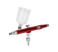 Vistreck Pistolet Aérographe AR131 - Outil Polyvalent pour la Peinture, l'art, la Conception de T-Shirts et Plus Encore. (Rouge)