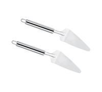 Vistreck Pizza Multifonctionnel en Acier Inoxydable, Spatule à Pelle pour Usage Domestique et Extérieur, 2 Pièces