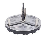 Vistreck Scie Cloche Réglable, Kit Perçage Bois Plastique, 45-130mm, pour