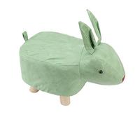 Vistreck Tabouret Animal de Dessin Animé, Design Doux et Mignon (Green) | Design animal mignon, coton PP doux, idéal pour les chambres d\'enfants, idéal pour les salles de jeux et les cours.