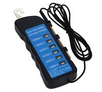 Vistreck Testeur de Clôture électrique 10000V, Compteur Portable étanche avec Voyants Lumineux pour Usage Agricole