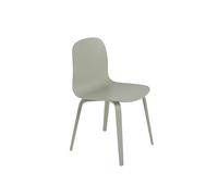 Muuto Chaise Visu Chair base en bois Dusty green