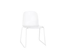 Muuto Chaise Visu pied luge White-White
