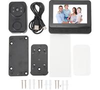 Visual Intercom Doorbell Infrarouge Vision de nuit Type C 2,4 GHz WiFi 2 Way Voice 1080p Haute Fidélité Lentilles grand angle Vidéo sans fil