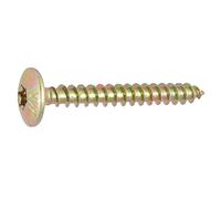 Viswood 3106050 Boîte de 200 Vis à penture 6 lobes Filetage total 6,0 x 50 Acier Zingué Bichromaté