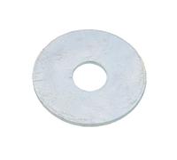 Rondelles plates LLu - acier zingué blanc - diamètre 6 mm - 200 pièces ACTON