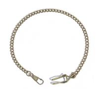 Visxcnu 1 Pièce Chaîne de Montre à Gousset 39cm Bronze Antique avec 2 Crochets Métal Chaîne de Gilet Clip pour Montre de Poche Chaîne de Pantalon Jean Accessoires