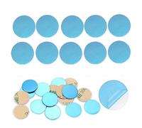 Visxcnu 100PCS Aimants Autocollants,Plaquettes Magnétique Adhésives, Plaques Magnétiques Autocollantes, Aimants Ronds pour Organiser Présenter Les Projets d'artisanat Bricolage