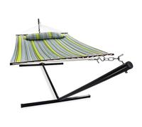 VITA5 Hamac Double avec Support 2 Personnes 200 kg Extérieur | Profitez de Moments de Détente au Jardin ou près de la Piscine avec Grand Confort et Structure Solide