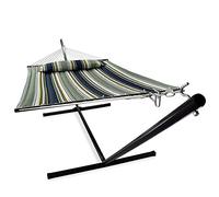 VITA5 Hamac Double avec Support 2 Personnes 200 kg Extérieur | Profitez de Moments de Détente au Jardin ou près de la Piscine avec Grand Confort et Structure Solide