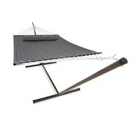 VITA5 Hamac Double avec Support 2 Personnes 200 kg Extérieur | Profitez de Moments de Détente au Jardin ou près de la Piscine avec Grand Confort et Structure Solide