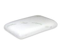 Vitabo Oreiller ergonomique en mousse à mémoire de forme et housse en viscose de bambou pour dormir sur le côté 60 x 40 cm