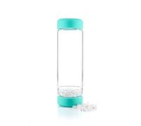 VitaJuwel inu! | Bouteille d'eau en pierres précieuses | Océan Bleu
