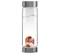 VitaJuwel ViA FITNESS - Bouteille de pierres précieuses (Jaspe rouge - Magnésite - Cristal de roche)