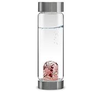 VitaJuwel ViA L'AMOUR - Bouteille de pierres précieuses (Quartz Rose, Grenat, Cristal de roche)
