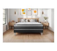 Ensemble VITAL CARE 200 x 200 cm sommier Kit noir